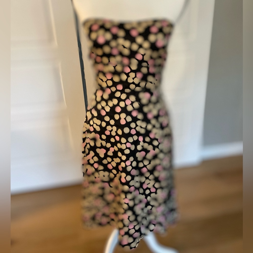 Silk J Crew strapless dress sz 6